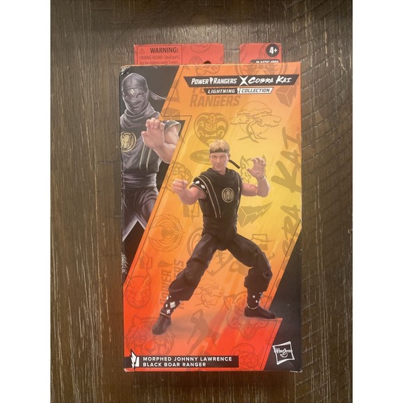 "Hasbro Power Rangers X Cobra Kai: Johnny Lawrence Black Boar Ranger, 15 Cm (Lightning Collection)" - 3